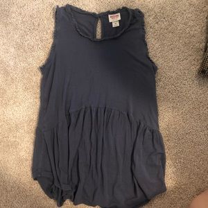 Ruffle flowy tank top